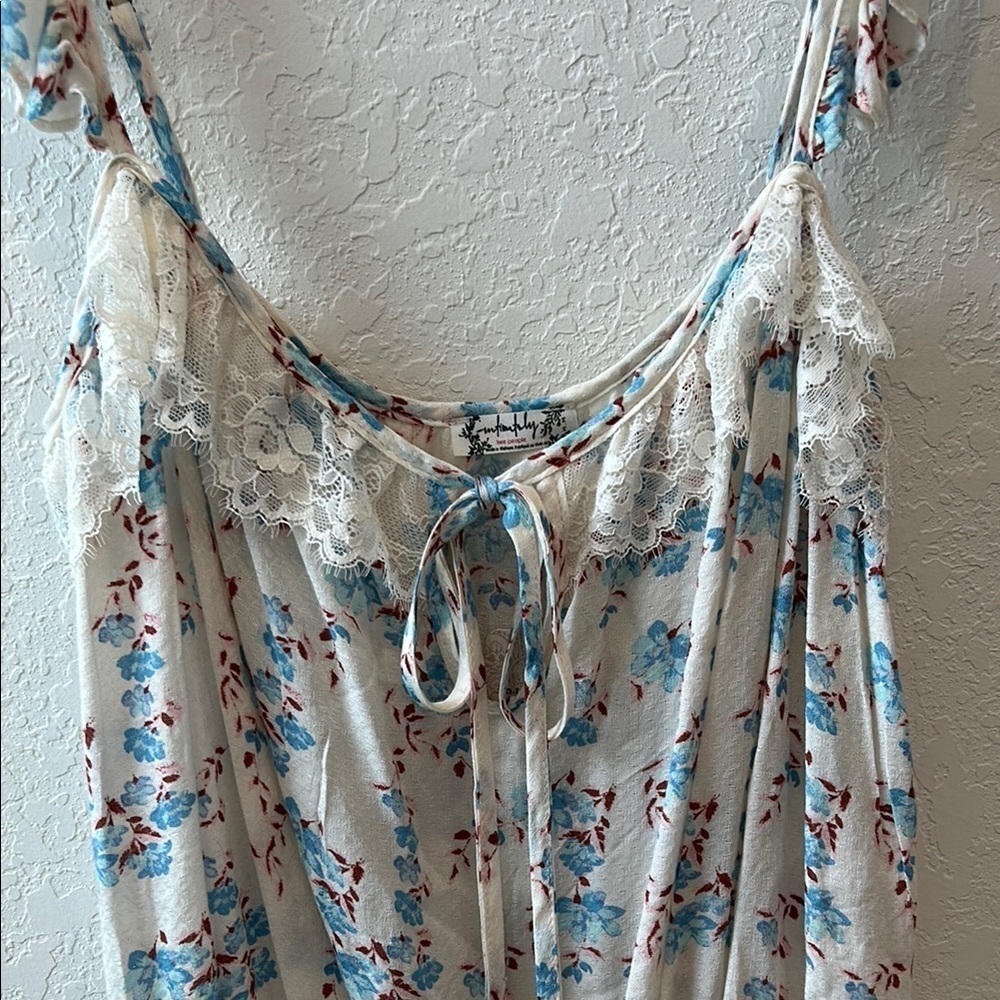Free People Intimately Floral Ruffle Bodysuit - Picture 7 of 11